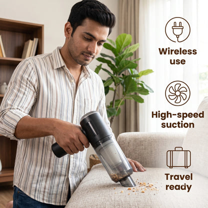 🧹 3-in-1 Portable Vacuum Cleaner | Vacuum + Blower