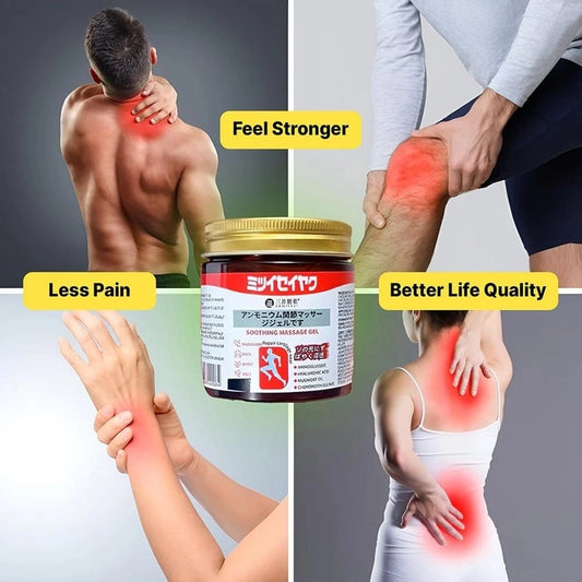 Japanese Pain Relief Massage Gel – Joint, Muscle & Back Comfort - (Pack of 3)